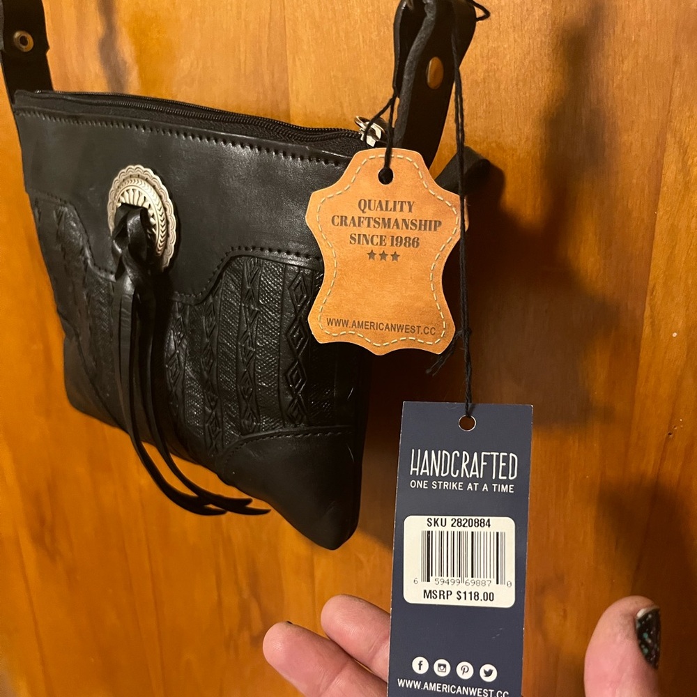 Handmade leather purse